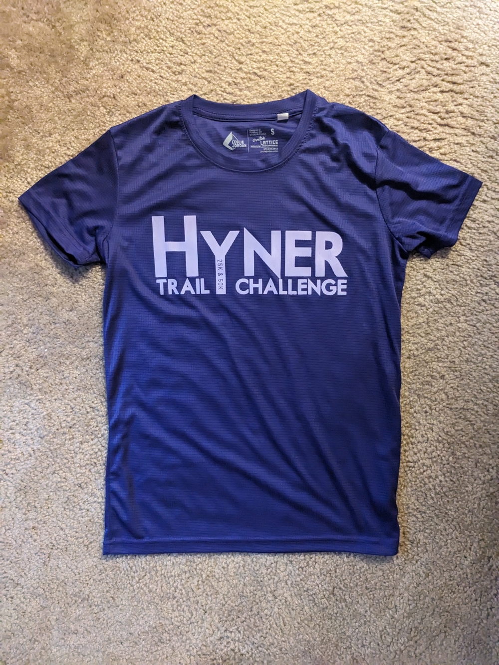HYNER Trail Challenge Purple Performance Tee